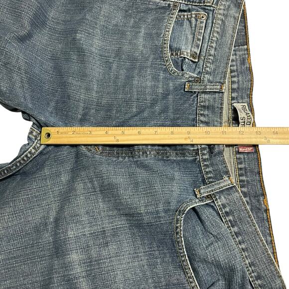 Levis 559 Mens Jeans Size 38 Relaxed Straight Leg Medium Wash Denim Blue Jeans - Picture 11 of 11